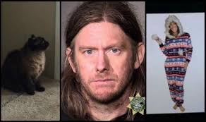 A burglar, a Christmas onesie, a cat named Spaghetti