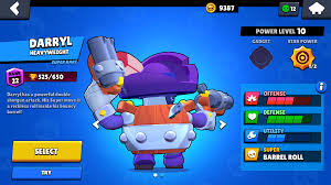 His super move is a reckless roll inside his bouncy barrel!. Darryl S Voice Is Weird Because His Voice Box Was Damaged After A Battle With Crow Brawlstars