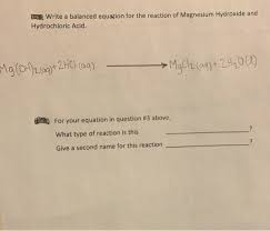 Calculate the volume of 1.00moll−1 aqueous sodium hydroxide that is neutralized by 200ml of 2.00moll−1 aqueous hydrochloric acid and the mass of sodium chloride produced. Magnesium Hydroxide Hydrochloric Acid Chemical Equation
