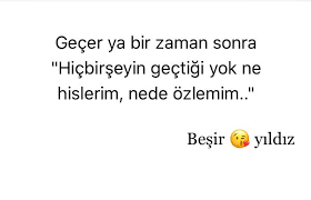 Cikip Gelsen Cok Ozledim Be Guzel Soz Siir