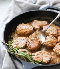 Oct 05, 2017 · loved this!i made this with sliced pork tenderloin…added worchestershire to the sauce and while it was simmering i added 3/4 cup of skim milk with 2 tablespoons of flour to thicken the sauce and served it with whole wheat noodles…my whole family loved it. Paleo Pork Tenderloin Medallions With Horseradish Pan Sauce Whole30 Keto What Great Grandma Ate