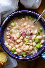 Cook on low heat setting 10 to 12 hours or until beans are tender. Crock Pot Ham And Beans Slow Cooker Bean Soup Casserole Crissy