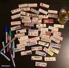 I am open to ideas and would love to make you a set! Jenga Drinking Game Unofficial Rules On How To Play Drunk Jenga