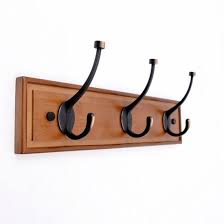 Available in single or double shelf version, units can be adjusted vertically within the steel wall channels one inch hanger rod is standard on all models. Wood Bamboo Wall Rack Coat Hook Rack Towel Hanger Holder China Bamboo Hanger And Coat Hook Price Made In China Com