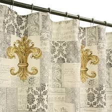 Fleur De Lis 70 Inch X 72 Inch Shower Curtain Curtains Shower Curtain Fleur De Lis