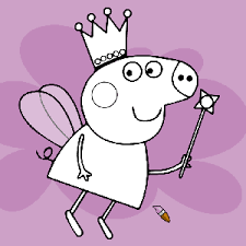 Peppa Pig Para Colorear Hada