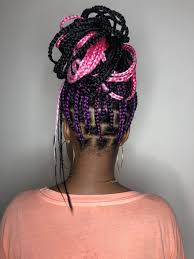 Knotless Box Braids Box Braids Styling Purple Box Braids Short Box Braids Here are some stylish ways you can sport the look. knotless box braids box braids