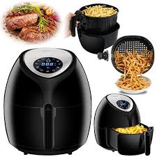Black And Decker Purifry Air Fryer Recipes Super Deal 5 8 Quarts Extra Large Hot Air Fryer 1800w Xl With Recipes Cookbook Digital Led Touch Display Featuring 7 Cooking Presets Menu Timer And Temperat Air Fryer Large Air