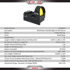 Telian liittymäasiakkaana saat etuja c moren suoratoistopalveluun. C More Systems Rts2 6 Moa Red Dot Sight With Rail Mount Black By C More Systems Amazon Co Uk Sports Outdoors