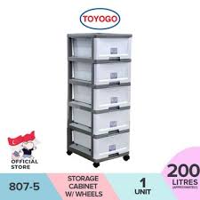 Check spelling or type a new query. Toyogo Plastic Storage Cabinet Drawer With Wheels 5 Tier 807 5 Shopee Singapore