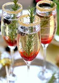 Christmas cranberry champagne cocktails these cocktails are full of all the flavors and sights of the season. Perfect Holiday Signature Drink The Blackberry Ombre Sparkler Wedding Signature Drinks Christmas Drinks Christmas Cocktails