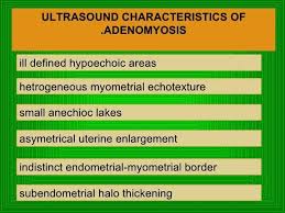 Adenomyosis Ultrasound Sonography Endometriosis