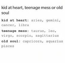 Kid Teenage Mess Or Old Soul Zodiac Star Signs Pisces Zodiac Horoscope
