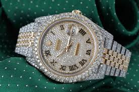 Favoriten speichern & traumuhr finden. Rolex Custom Diamond Datejust 41mm 126303 Pave Dial Yellow Gold And Stainless Steel Watch