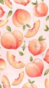 New Peach Wallpaper Fruit Wallpaper Peach Art