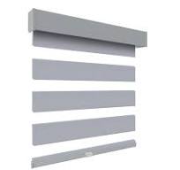 Custom Manual Day Night Blackout UV Protection Roller up Shades Cordless  Zebra Blinds With Spring Control System for Windows