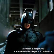 It's available on the web and also on android and ios. Batman Quote Perfectly Sums Up Why We Should All Be Wearing A Face Covering Mirror Online