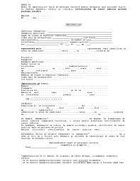 Declarația pe proprie răspundere și adeverințele de angajator pot fi completate și online, prin intermediu unui formular electronic, a anunțat grupul de comunicare strategică. Model Imputernicire Persoana Juridica