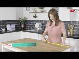 Applying Vinyl To A Kitchen Worktop
