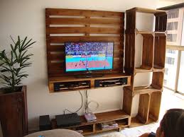 Système d'étagères mural contemporain en bois massif de etageres murales bois image schardt eco plus étagère murale couleurs bois blanc roseoubleu de etageres murales bois photo etagère murale coloris noyer en bois dim h 48 x l 85 x p 16 cm de etageres murales bois photo. 1001 Idees Meuble Tv Palette Le Recyclage En Chaine