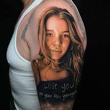 Portrait of my customers daughter. Done using #inkjecta #intenzetattooink  #stevebutchersmambaglide #electrumstencilproducts #mdwipeoutz  #cheyennetattooequipment #gorillaglove Intenze Tattoo Ink Electrum Supply  Tattoo Wipe Outz Cheyenne Professional ...