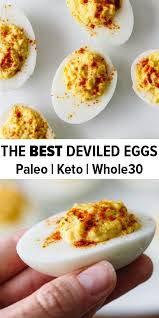 Deviled Eggs Are Hard Boiled Eggs Where The Yolk Is Mixed With Mayonnaise Mustard Vinegar Salt And Pep Deviled Eggs Recipe Keto Egg Recipe Best Deviled Eggs