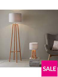 Theo Floor Lamp Very Co Uk Standing Lamp Living Room Floor Lamps Living Room Tripod Floor Lamp Living Rooms