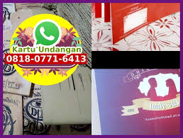 Kartu Undangan Pernikahan Rustic O818 O771 6413 Whatsapp Kartu Undangan Pernikahan Kartu Undangan Pernikahan