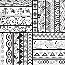 Easy Art Patterns To Draw For Kids Q Pattern Pattern Design Drawing Doodle Patterns Pattern Art