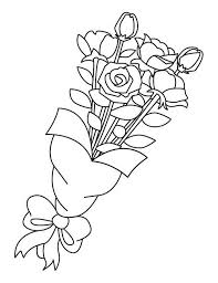 Rose Bouquet Coloring Page Etsy Rose Coloring Pages Coloring Pages Roses Drawing