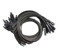 Super Flat Solar Cable Connector - 30Amp 60CM PV Extension Wire With MC4  Connectors