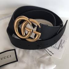 Black And Gold Gucci Belt Original Marmont Gucci Belt 4cm Black Leather Gg Gold Buckle Size 85 34 Fashion Clothing Shoes Accessories Mensaccessories Belts Ebay Link