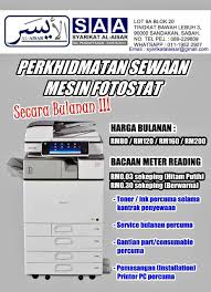 Dilengkapi dengan kelajuan 35 copy per minute sesuai untuk penggunaan berskala medium monthly volume 100,000 copy per month dilengkapi. Sewa Mesin Fotostat Elektronik Komputer Sandakan Facebook Marketplace Facebook