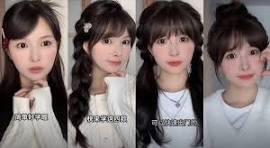 Super Easy & Cute School Hairstyle Tutorial Korean Style for Girls 🥀☘️