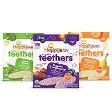 Happy Baby Organic Teethers Gentle Teething Wafers 3 Flavor Sampler Bundle Gtin Ean Upc 752454682119 Cadastro De Produto Com Tributacao E Ncm Cosmos