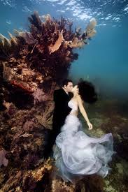 The Full Story Behind These Incredible Underwater Wedding Photographs Underwater Wedding Water Wedding Photos Wedding