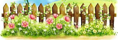 2807 flower garden clipart free. Cartoon Garden Fence Painted Background Cartoon Garden Garden Fence Paint Garden Cartoon