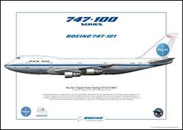 Pan Am B747 100 Pan Am Aircraft Boeing