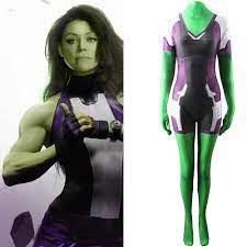She-Hulk Jumpsuit Lady Hulk Jen Bodysuit Cosplay Costume Adult & Kids  Halloween | eBay