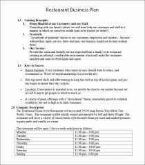 Restaurant Business Plan Template Word Awesome Restaurant Business Plan Template 22 Wor Restaurant Business Plan Business Plan Template Word Cafe Business Plan