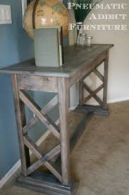 Double X Trestle Console Diy Furniture Home Decor Furniture