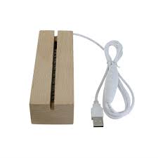 custom made wood led lamp base for acrylic crystal plates lb10 wood lamp base lamp bases wood laser ideas