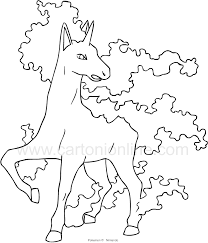 1500 x 2121 png 168 кб. Rapidash From Pokemon Coloring Page