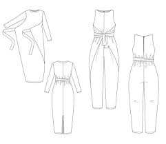 The kielo wrap dress states that you can use either a knit or a woven fabric, which has always stumped me a bit. Named Clothing 07 035 Kielo Dress And Jumpsuit Downloadable Pattern