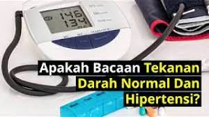 Nombor atas dipanggil tekanan darah sistolik walau bagaimanapun, idea menyasarkan tekanan darah mengikut umur telah lama dibuang. Tekanan Darah Normal Normal Blood Pressure Bacaan Hipertensi