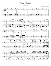 Print And Download In Pdf Or Midi Orange Justice A Remix From An Emote From Fortnite Orange Justice Enjoy And Feel Free To Give Sheet Music Remix Fortnite