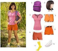 Diy Dora The Explorer Halloween Costume Halloween Costume Outfits Dora Halloween Costume Halloween Outfits