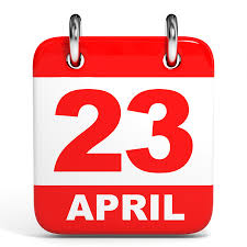 Es una conmemoración celebrada a nivel mundial con el objetivo de fomentar la lectura, la industria editorial y la protección de la propiedad intelectual por medio del derecho de autor. Calendario En El Fondo Blanco 23 De Abril Ilustracion 3d Fotos Retratos Imagenes Y Fotografia De Archivo Libres De Derecho Image 27127958