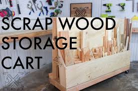 Lean how to build this mobile wood storage cart and start making more with your shop time! Rolling Scrap Wood Storage Cart 3x3 Custom