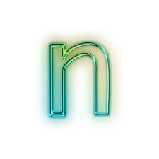 Download Free Letter N Glowing Green Neon Icon Icons Etc Free Lettering Lettering Letter N